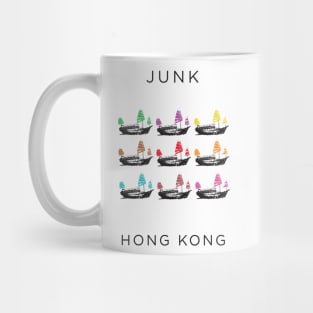 Experince The Yesteryear of Hong Kong on an Old Junk Sailing Boat Mug